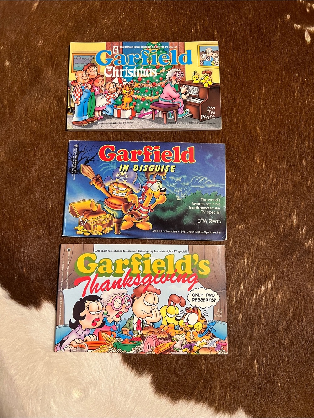 By Jim Davis A Garfield Christmas, Garfield In Disguise, Garfield’s Thanksgiving